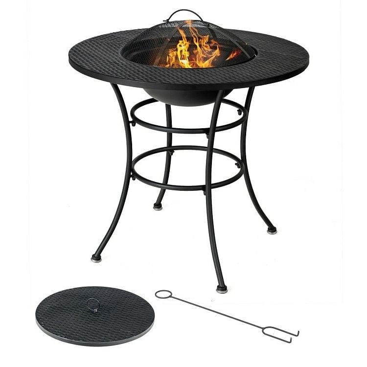 The 4-in-1 Pitmaster's Fire Pit & Grill Table