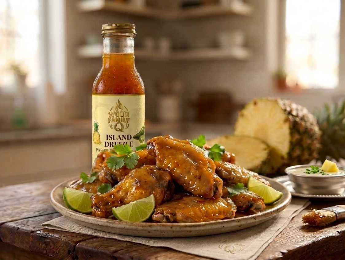 Island Drizzle Pineapple Jalapeño Wings (6-Piece) (Delivery)