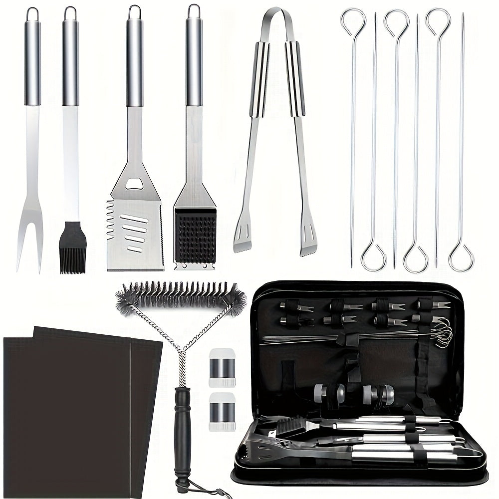 The 17-Piece Stainless Steel Pitmaster Tool Set