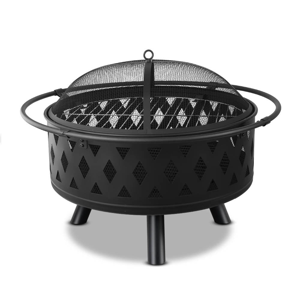 The 32-Inch High-Draft Diamond Fire Pit