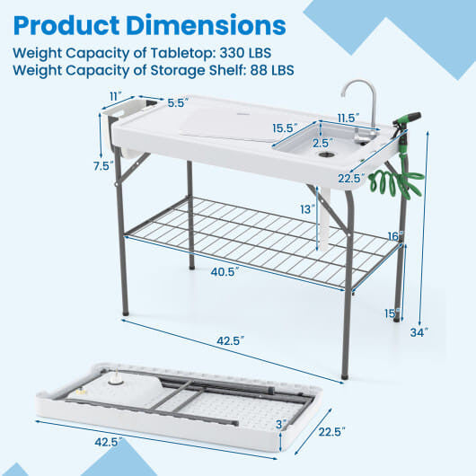 The Mobile Pitmaster Prep & Wash Station